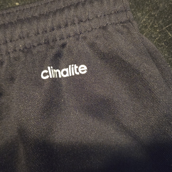 Adidas poly shorts black white Adidas logo misses size large BNWOT - Picture 4 of 7